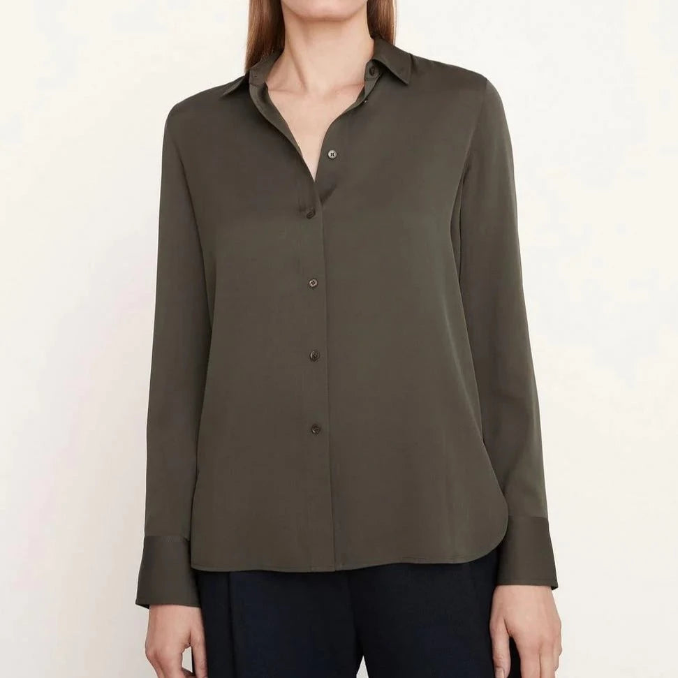 Slim Fitted Blouse - silk